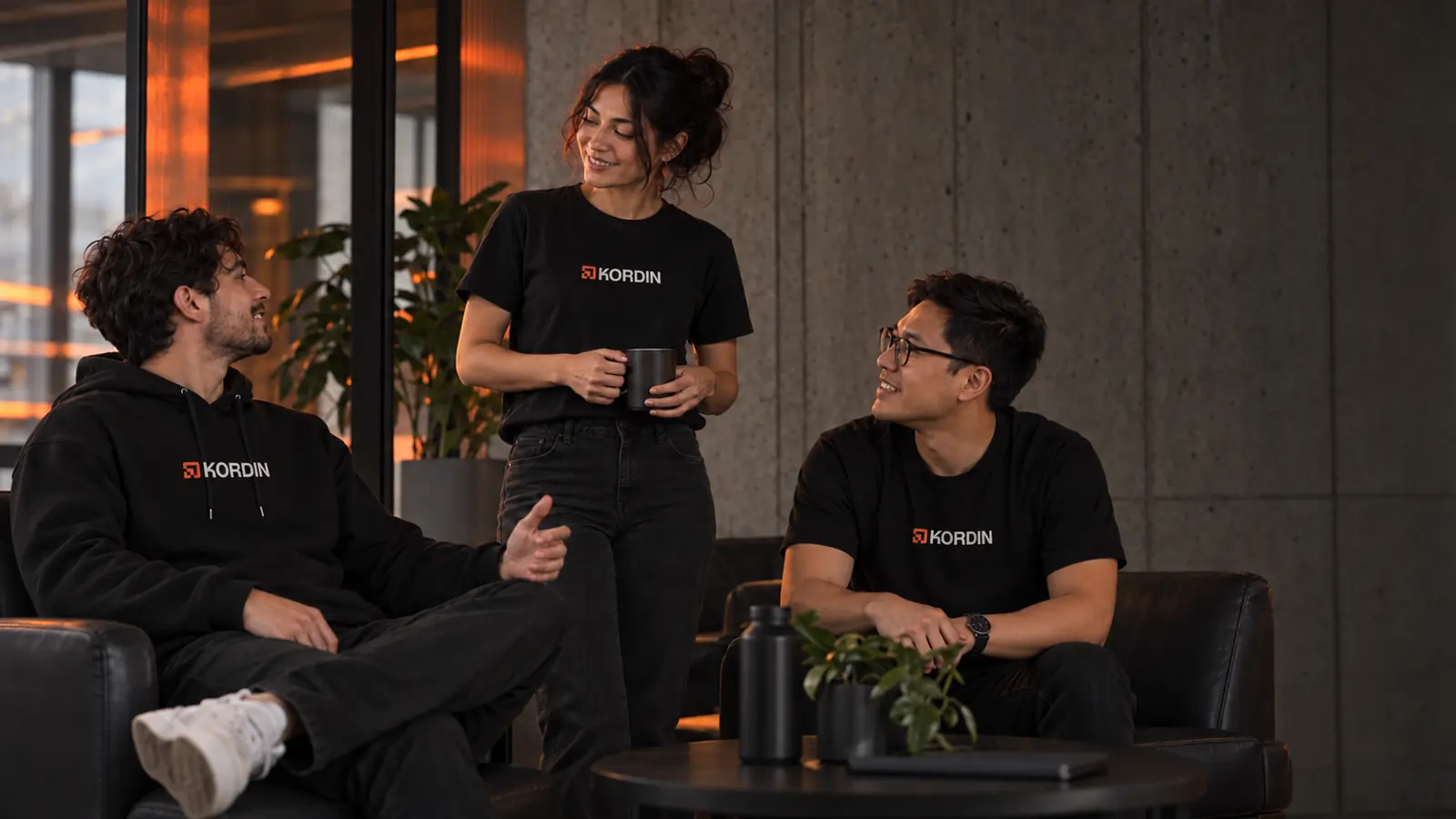 Team in KORDIN tees